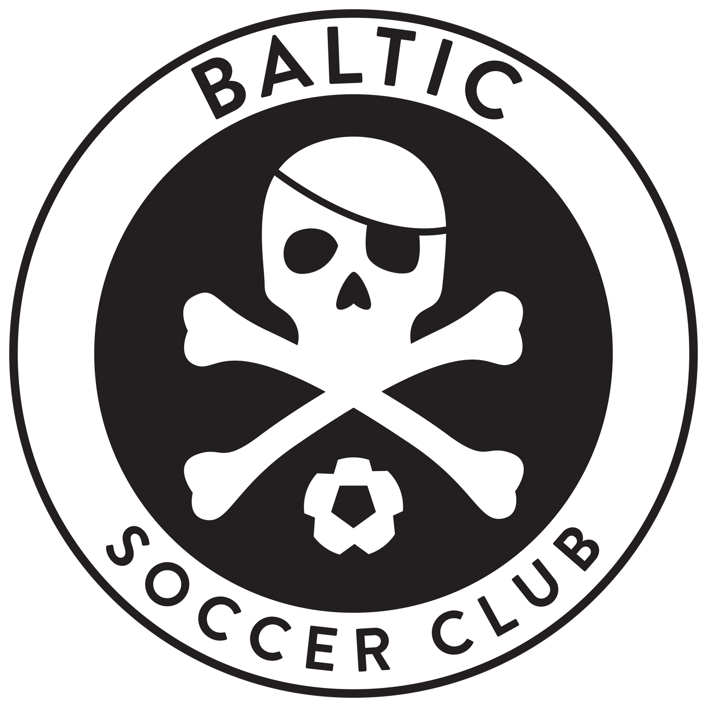 Baltic Soccer Seal Stickers/Magnets