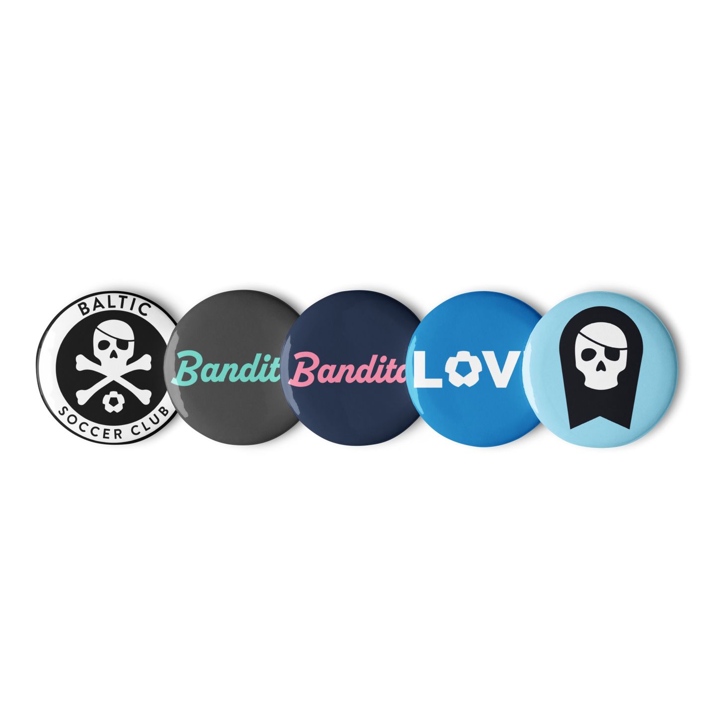 Banditos Pin Buttons (Set of 5)