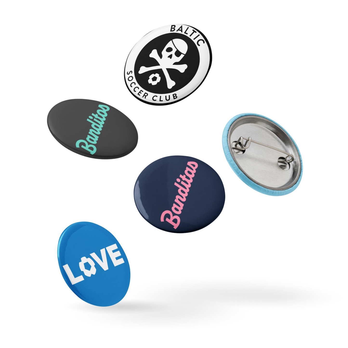 Banditos Pin Buttons (Set of 5)