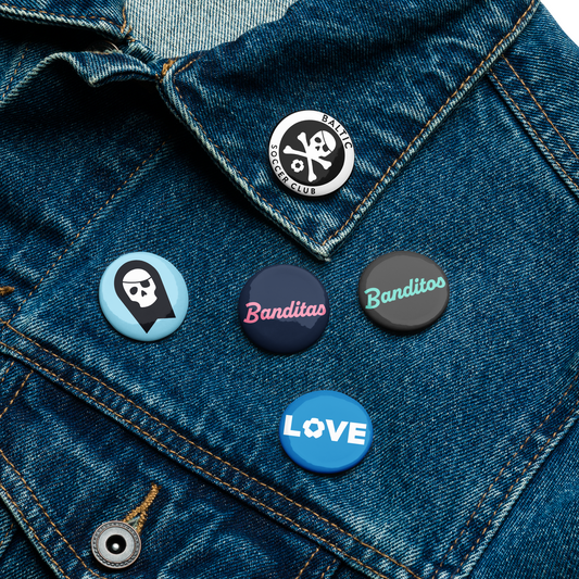 Banditos Pin Buttons (Set of 5)